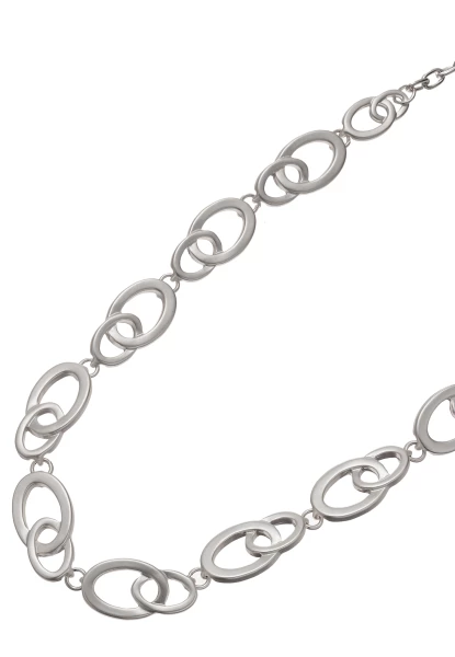Leslii Kurze Halskette Glieder Collier Silber Blitzangebot