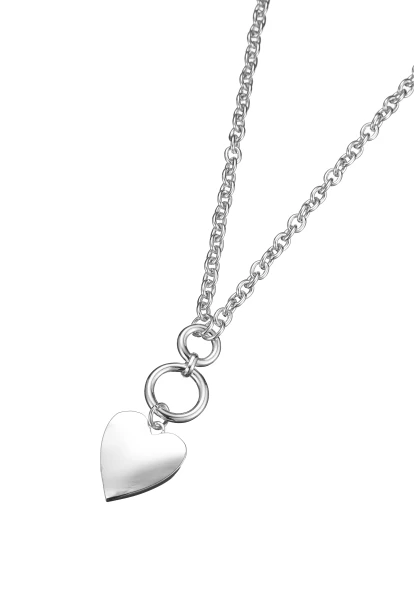 Leslii lange Halskette Heart Herz Silber Bestseller