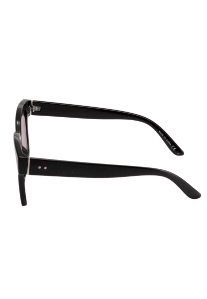 Leslii Sonnenbrille Big Retro Damen Sunglasses Designerbrille in Schwarz Letzte 3 Tage