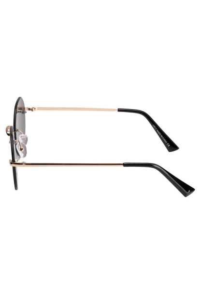 Leslii Sonnenbrille rahmenlose Damen Sunglasses Designerbrille rhimless in Gold JETZT KAUFEN