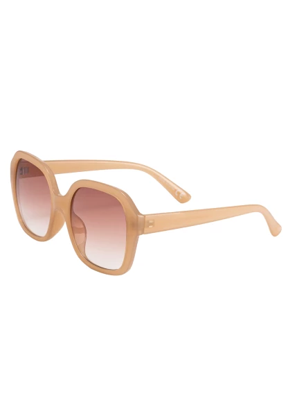 Leslii Sonnenbrille Retro Look Damen Sunglasses Designerbrille in Beige Bis zu 50% Rabatt
