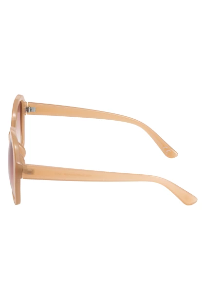 Leslii Sonnenbrille Retro Look Damen Sunglasses Designerbrille in Beige Bis zu 50% Rabatt