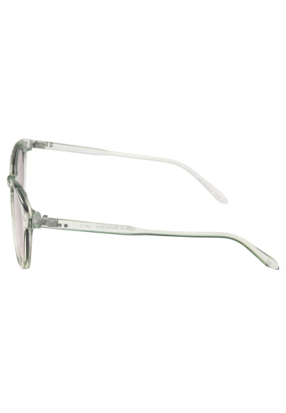 Leslii Sonnenbrille Damen Style grüne Sonnenbrille Designerbrille Sunglasses Kunststoff Grün 50% Rabatt mit kostenlosem Versand