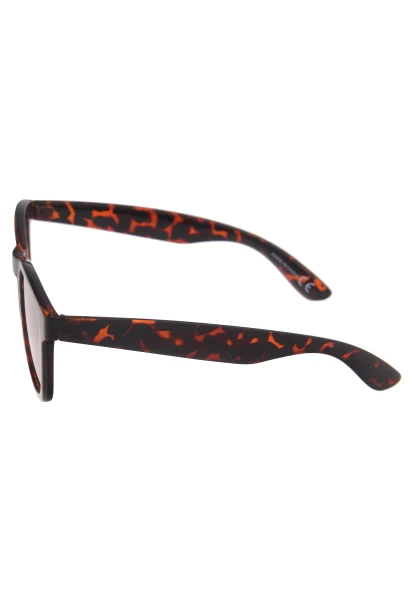 Leslii Sonnenbrille Damen Smart braune Hornlook-Brille Designerbrille Sunglasses Kunststoff Braun Begrenzt auf 3 Tage
