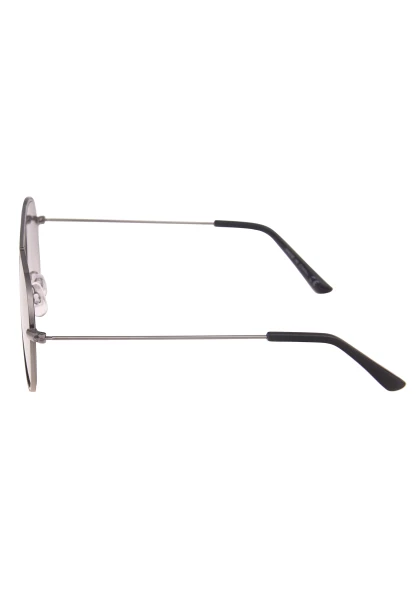 Leslii Sonnenbrille Damen Piloten-Brille Doppelsteg Designerbrille Sunglasses Metall Schwarz Silber Black Friday Preise