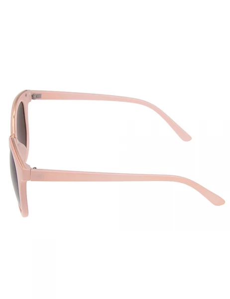 Leslii Sonnenbrille Damen Classic-Look Designerbrille Sunglasses Rosa Kunststoff Outlet