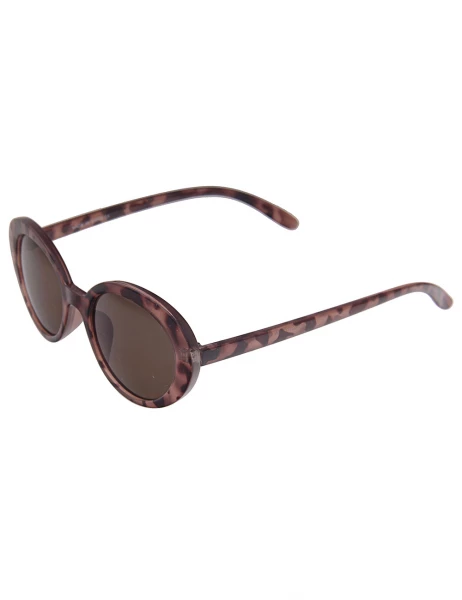 Leslii Sonnenbrille Retro Horn-Look Damen Sunglasses Designerbrille in Braun Angebote
