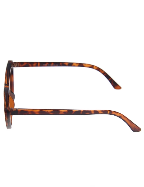 Leslii Sonnenbrille Butterfly Horn-Look Retro Damen Sunglasses Designerbrille in Braun im Angebot