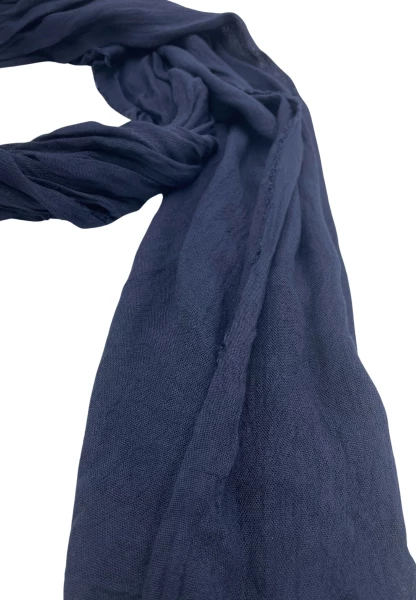 Leslii Schal Uni Viskose Bambus in Navy Angebote