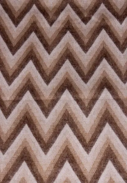-50% SALE Leslii Schal Zickzack-Muster gemusterter Fransen-Schal Muster-Schal in Braun Beige Bis zu 55% Rabatt