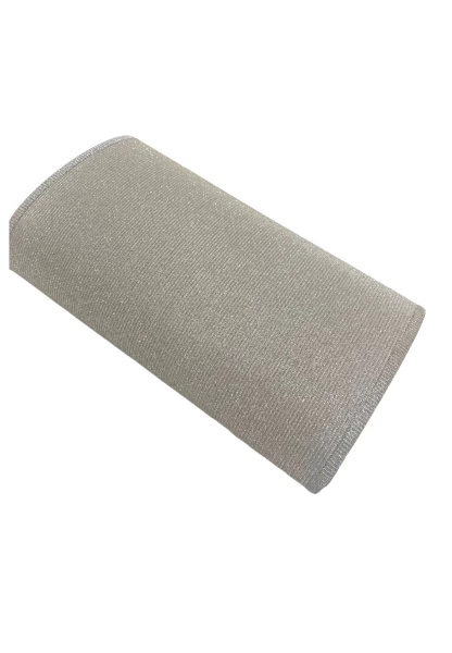 Leslii Clutch Handtasche Glitzer in Silber Saisonschlussverkauf