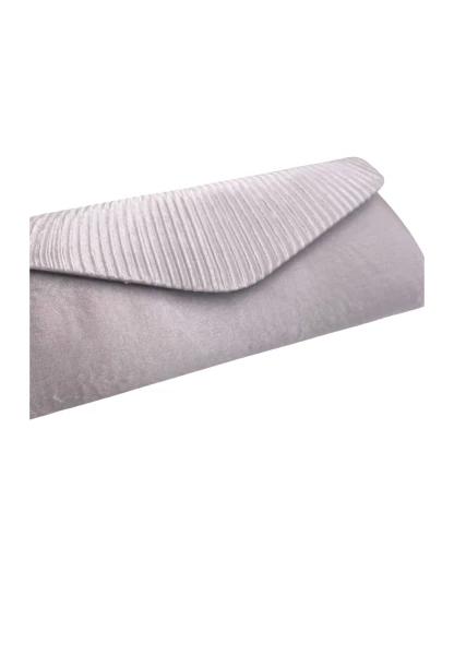 Leslii Clutch Handtasche Schimmer in Grau Cyber Monday