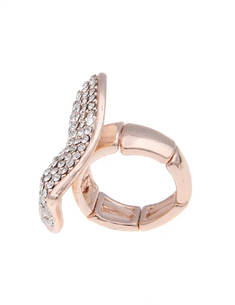 Leslii Sale Ring Statement Herz Strass - 21/rose gold Bis zu 65% Rabatt