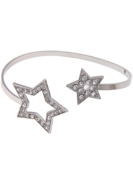 -50% SALE Leslii Armband Armreif Twinkle-Stars in Silber Nur für heute