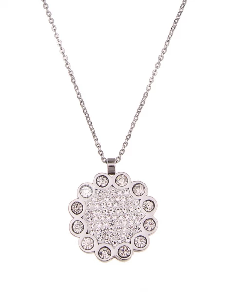 -50% SALE Leslii Premium Quality Damen-Kette Lange Halskette Glitzer Look aus Edelstahl Fabrik Onlineshop