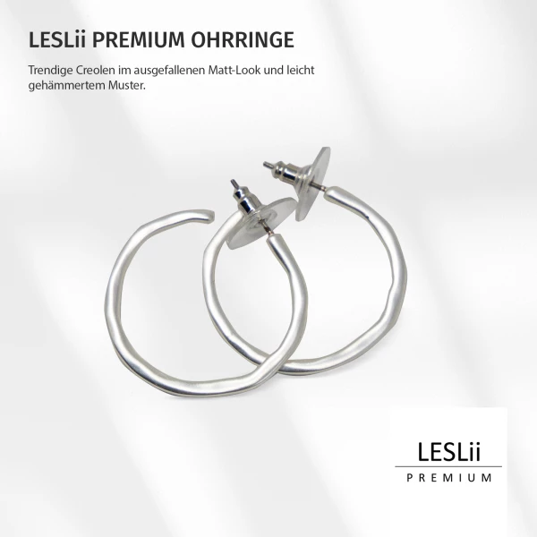 Leslii Ohrring - 01/silber Valentinstagsangebot