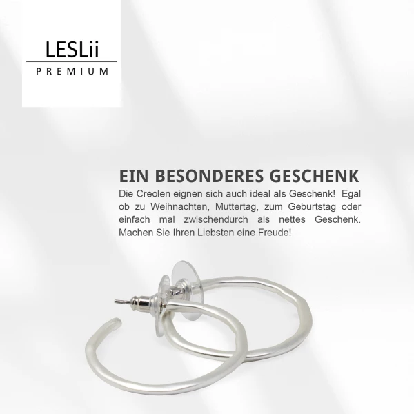 Leslii Ohrring - 01/silber Valentinstagsangebot