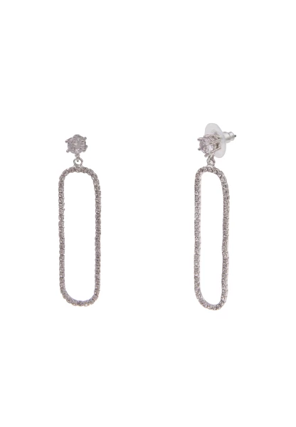 Leslii Glitzer Look Ohrhänger mit Strass Blitzangebot