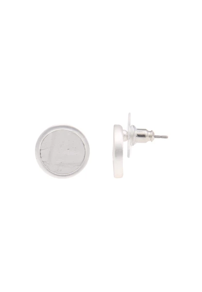 Leslii -70% SALE Ohrringe Ohrstecker Leder Scheibe in Weiß Letzter Tag