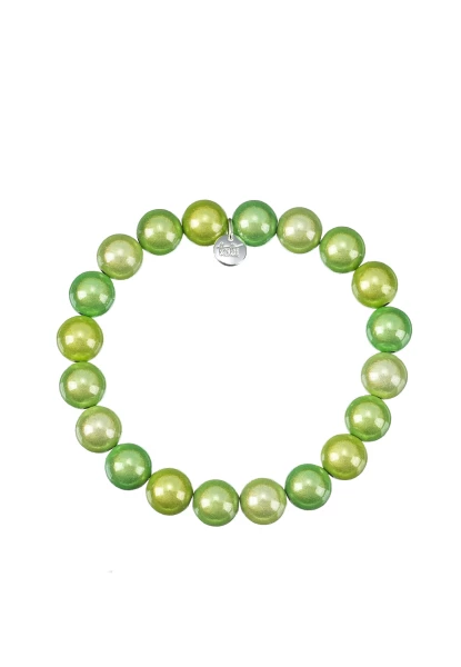 Leslii Reflective Pearl Perlen-Armband Magic 3D-Effekt Ø 10mm Grün Hotsell