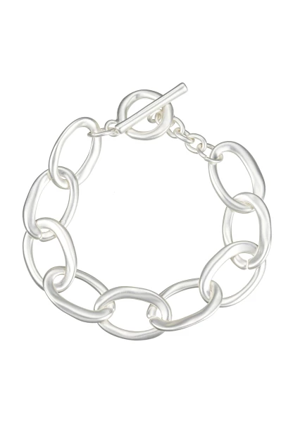 Leslii Armband Statement Glieder Silber Versandkostenfrei