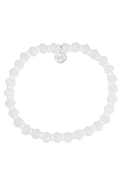 Leslii Armband Glasperlen in Weiß Online Shopping