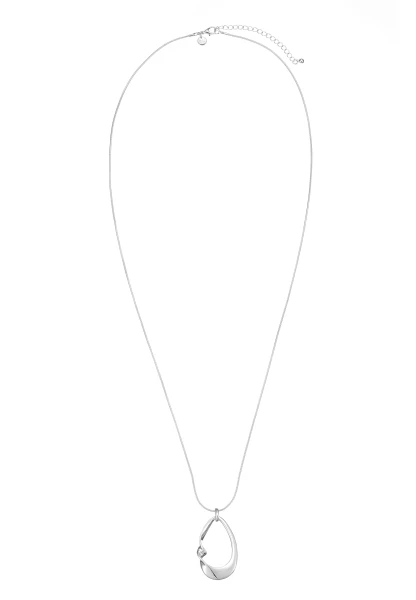 Leslii lange Halskette Spiraldrop | Silber Fabrik Onlineshop