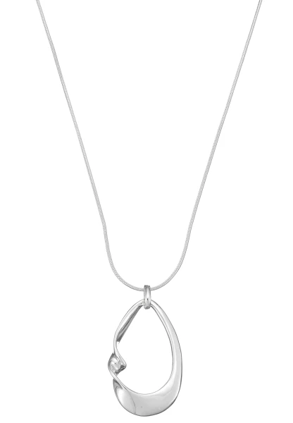 Leslii lange Halskette Spiraldrop | Silber Fabrik Onlineshop