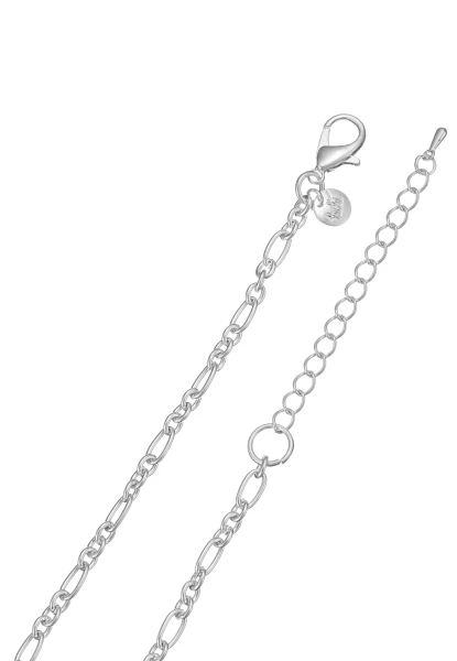 Leslii lange Gliederkette Ringe | Silber Flash Sale