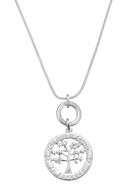 Leslii Lange Kette Lebensbaum Silber Online Shopping