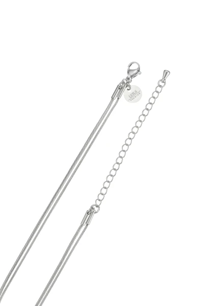 Leslii Kurze Kette Layering Naturstein Silber Valentinstagsangebot