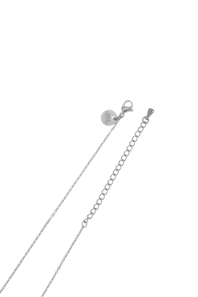 Leslii Kurze Halskette Strass Kreuz Edelstahl Silber Neuheiten