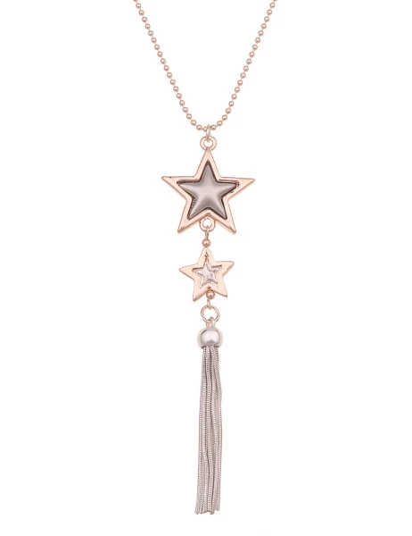 - 50% Sale Leslii lange Halskette Stern roségold Online