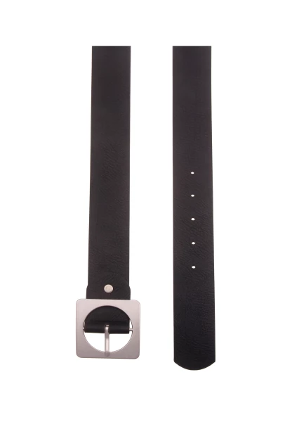 -50% SALE! Leslii Damen-Gürtel Square schwarzer Gürtel Breite 4cm in Schwarz Begrenzt auf 3 Tage