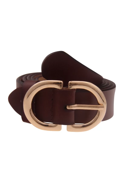 -50% SALE! Leslii Damen-Gürtel brauner Gürtel Basic-Gürtel Braun Speichern exportieren
