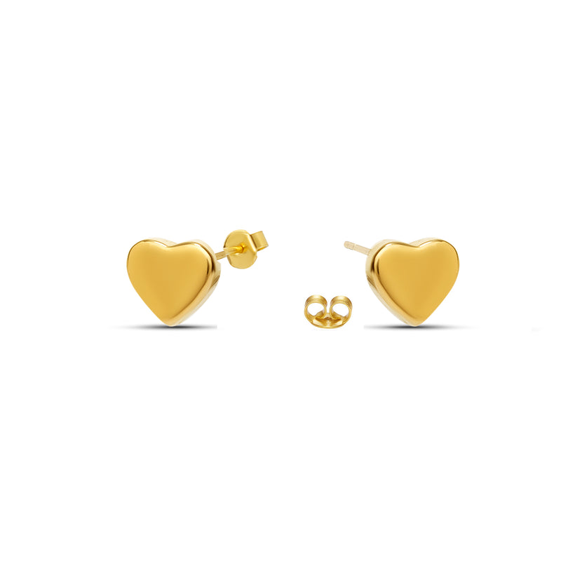 Mosuo Jewellery Herz Gold Ohrringe - Vermeil Neuheiten