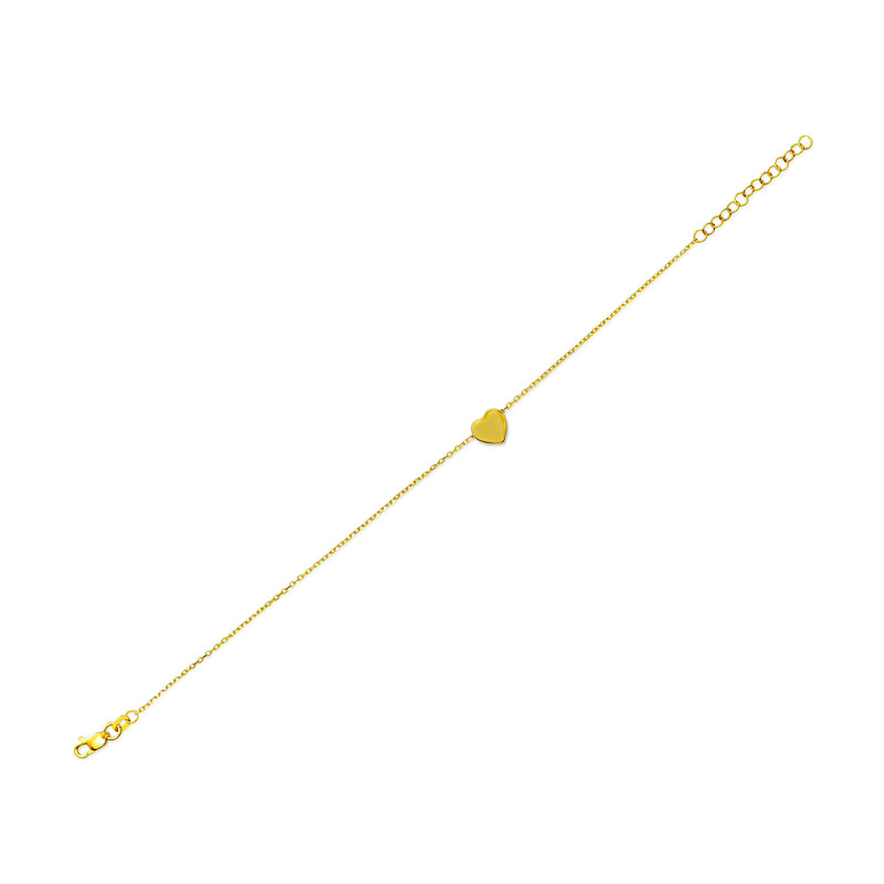 Mosuo Jewellery Herz Gold Armband - Vermeil Bestseller