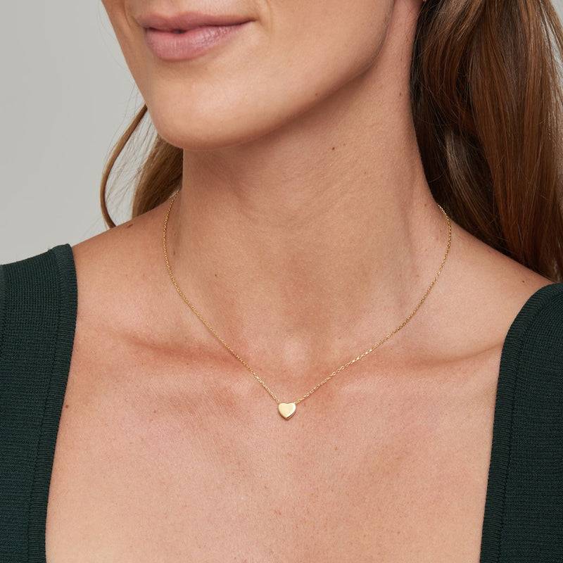 Mosuo Jewellery Herz Gold Halskette - Vermeil Saisonale Angebote