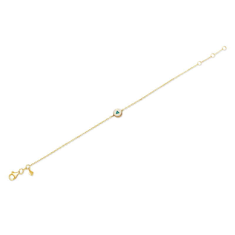 Mosuo Jewellery Emaille Dreieck Armband Discount Store für neue Produkte