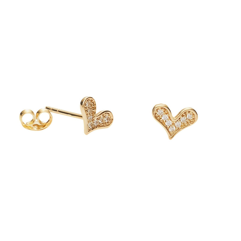 Mosuo Jewellery Diamant Herz Ohrringe Kostenloser Versand
