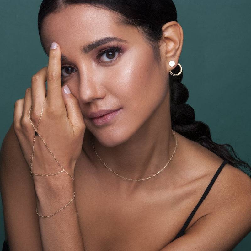 Mosuo Jewellery Brilliant Ohrstecker mit Creole Großer Ausverkauf