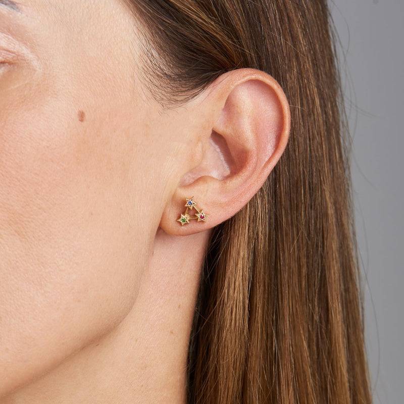 Mosuo Jewellery Regenbogen Stern Ohrstecker Online Shopping