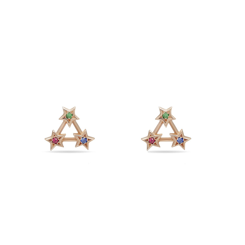 Mosuo Jewellery Regenbogen Stern Ohrstecker Online Shopping