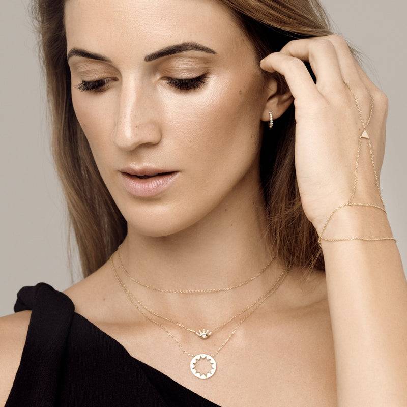 Mosuo Jewellery Sonnen Diamant Anhängerkette Jubiläumsangebot