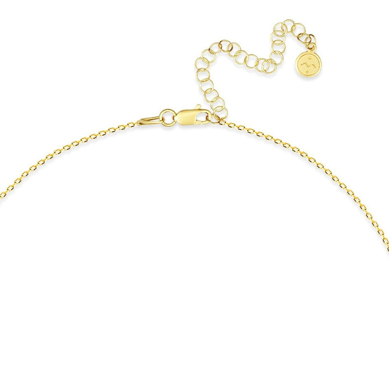 Mosuo Jewellery Diamant Buchstaben Halskette “D” - Vermeil Letzte 2 Tage