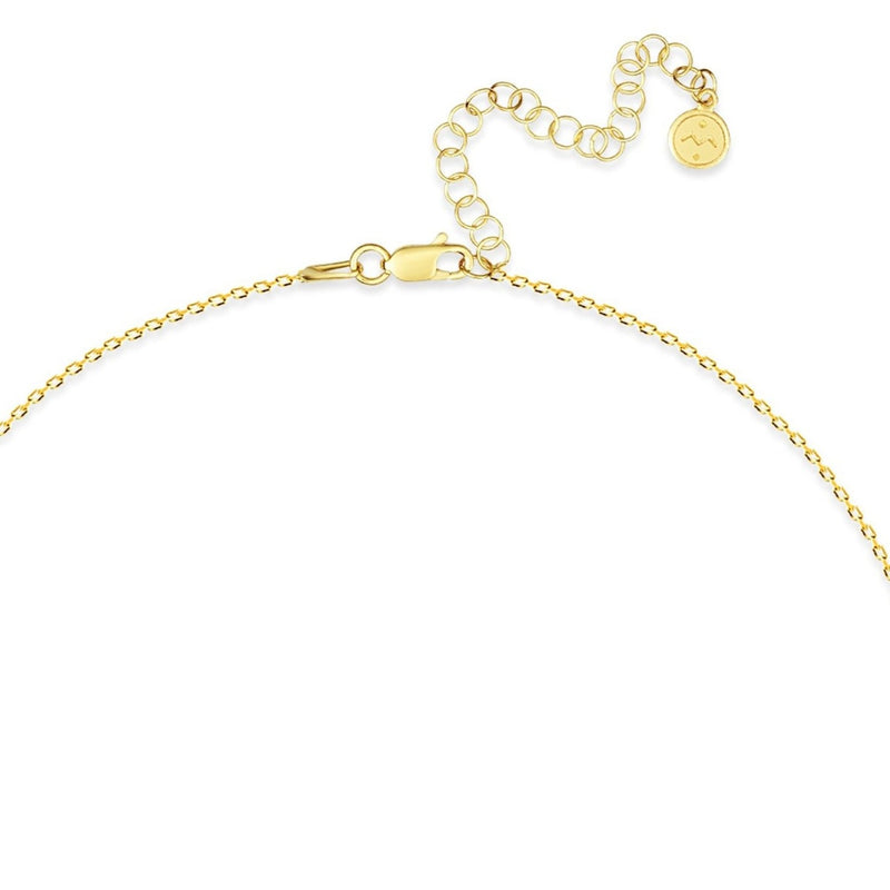 Mosuo Jewellery Diamant Buchstaben Halskette “F” - Vermeil Zeitbegrenzte Promotion