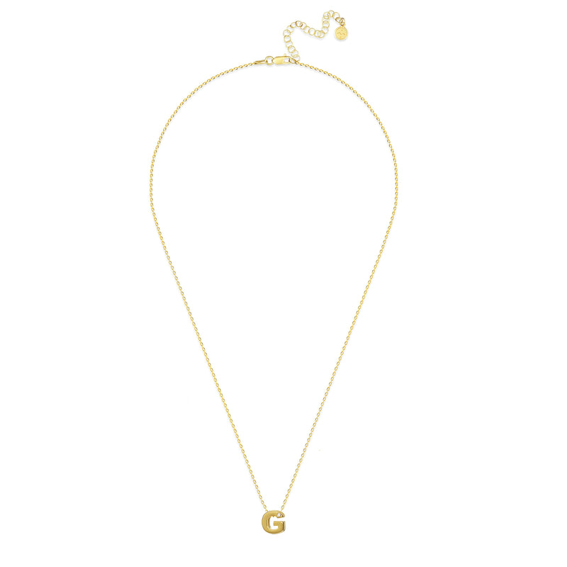 Mosuo Jewellery Diamant Buchstaben Halskette “G” - Vermeil Bis zu 50% Rabatt