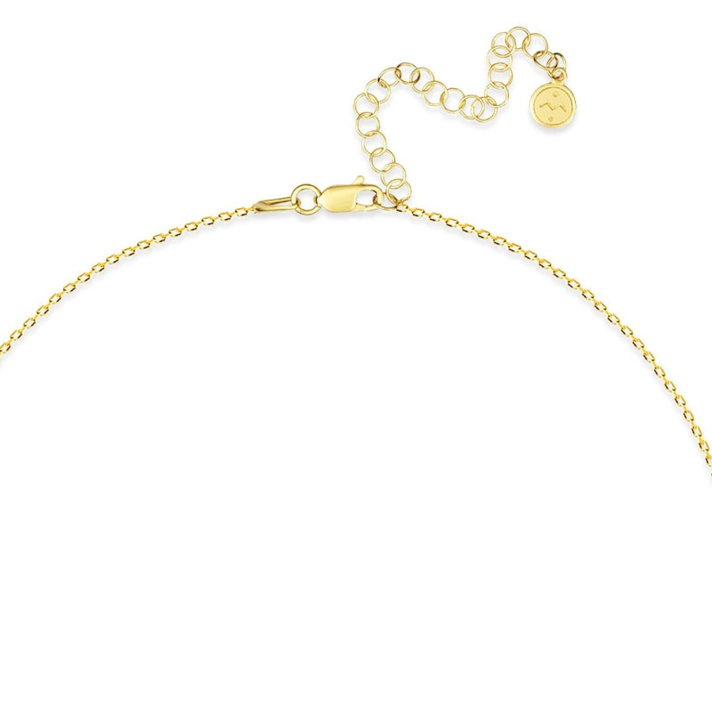 Mosuo Jewellery Diamant Buchstaben Halskette “O” - Vermeil Nur noch ein Tag übrig