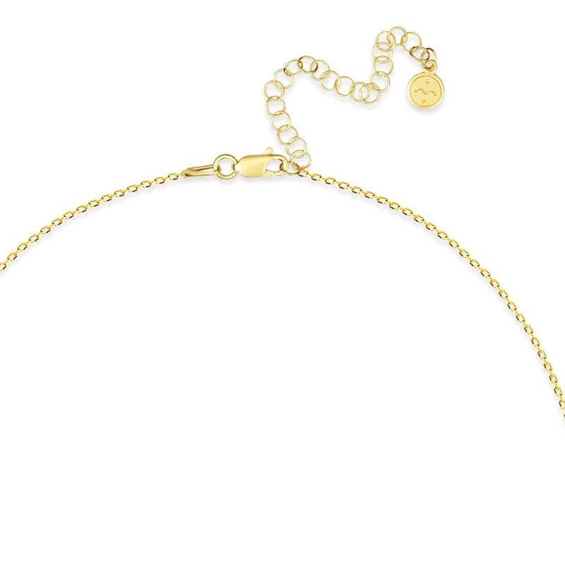 Mosuo Jewellery Diamant Buchstaben Halskette “P” - Vermeil Super Rabatt
