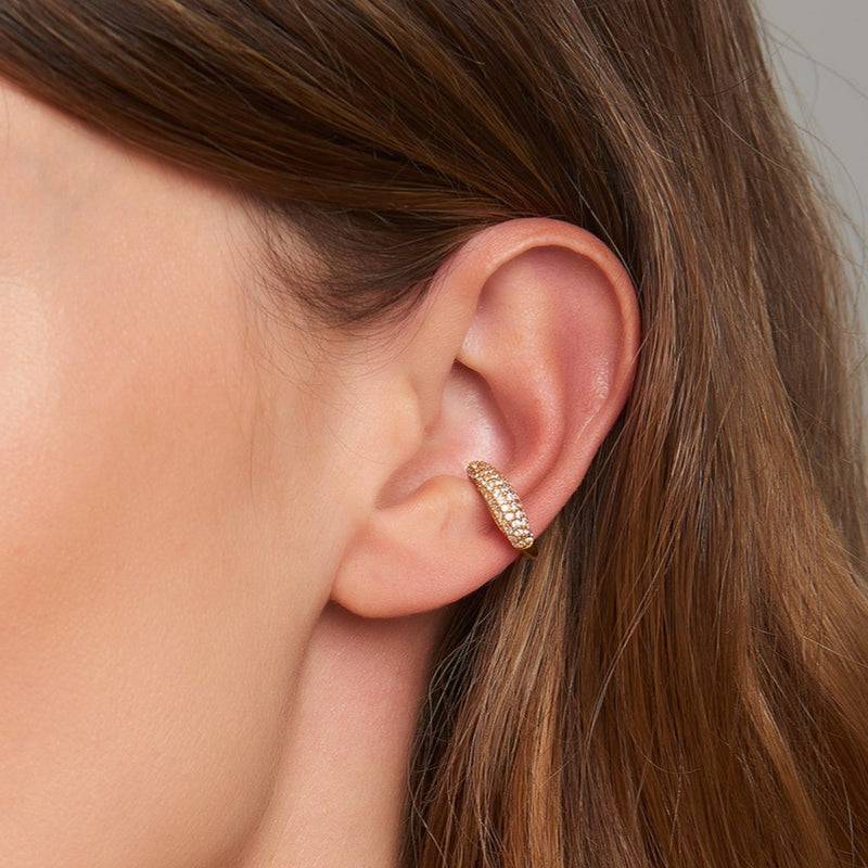 Mosuo Jewellery Athena Topas Ohrklemme - Vermeil Im Verkauf